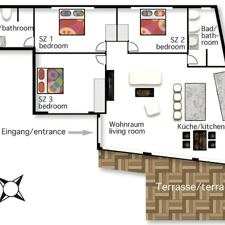 Stylische Casa Flores